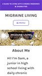 Mobile Screenshot of migraineliving.com