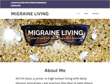 Tablet Screenshot of migraineliving.com